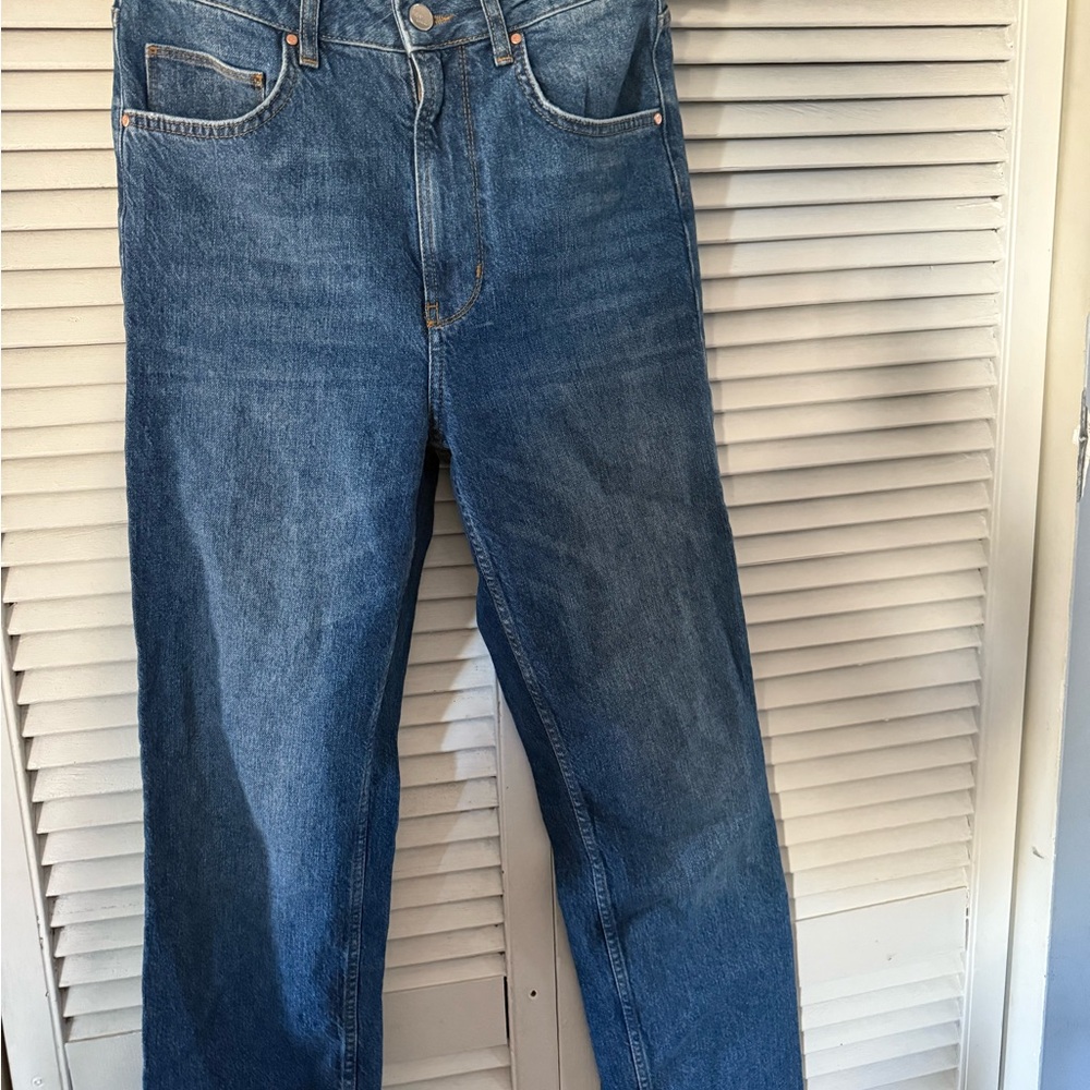 Men's Straight Fit Blue Jeans